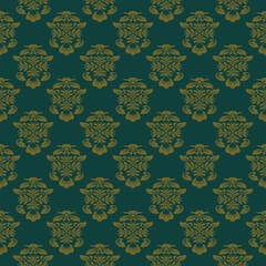 damask pattern vector Perfect for bed sheets, carpets, and wallpapers, the seamless, vintage patterns add a touch of classic luxury to any fabric.