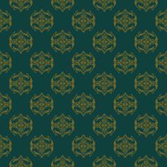 damask pattern vector Perfect for bed sheets, carpets, and wallpapers, the seamless, vintage patterns add a touch of classic luxury to any fabric.