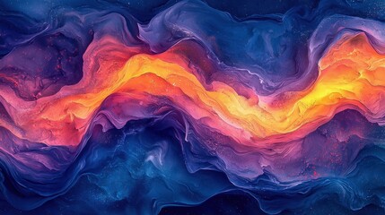 Vibrant Abstract Rainbow Wallpaper Design featuring bright colours and blues on a colourful gradient background