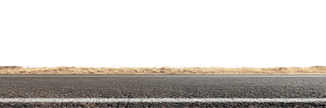 PNG Real asphalt road highway empty outdoors.