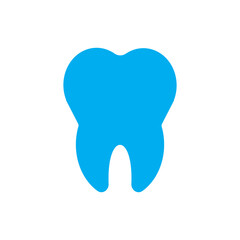 Tooth symbol icon. dental care. Oral hygiene sign. Dental clinic logo. Isolated dental health concept. Toothache pictogram. Vector illustration