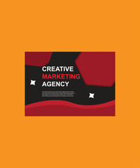 creative marketing agency post design 
