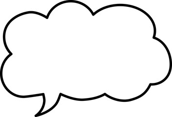 Speech Bubble Outline