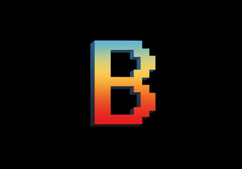 Obraz premium letter B