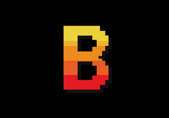 Obraz premium letter B