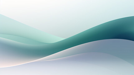 A flat minimalist background design with white and green curvy elements, perfect for product booklets, technology wallpapers, displays, and presentations.

