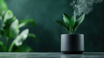 Industrial plant emitting smoke into the atmosphere highlighting concerns about indoor air pollution issues