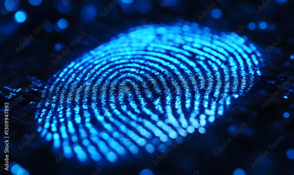 Poster digital fingerprint scan for secure identity authentication and authorization