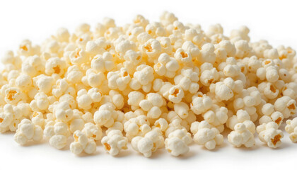 Pile of Delicious Popcorn, Tasty Snack, Cinema Treat, and Food Background.