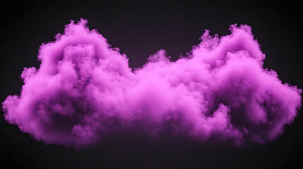 Fototapeta premium Purple 3D Cloud Abstract Background