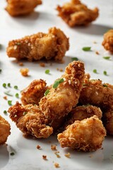 Crispy Chicken Bites Appetizer Recipe with Sesame Seeds