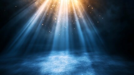 Spotlights Background. Vector Light Effect