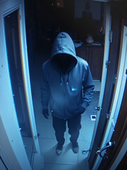 Intruder Caught on Home CCTV