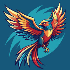 Obraz premium bird, eagle, vector, illustration, animal, cartoon, flying, wing, symbol, wings, feather, fly, hawk, design, nature, dove, wildlife, tattoo, beak, wild, head, toucan, black, sign, freedom