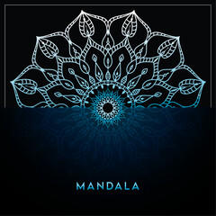 Elegant luxury mandala background featuring intricate floral ornament patterns. A sophisticated golden mandala design, perfect for high-end cards, covers, prints, posters, banners, brochures 