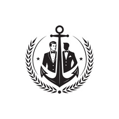 luxurious nautical signs clip art design