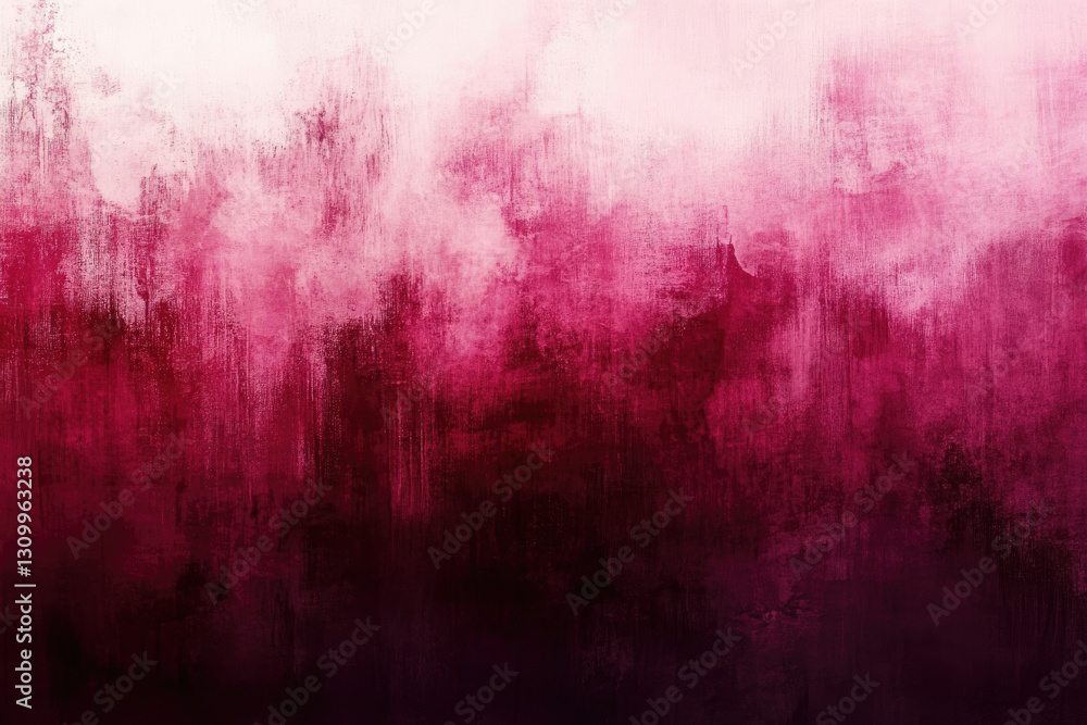 Poster Abstract pink and burgundy ombre texture with a gradient effect, creating a dramatic and moody atmosphere.