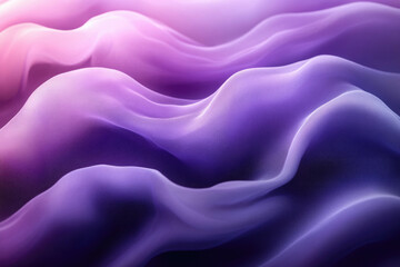 Obraz premium Abstract image of flowing purple and pink fabric, creating soft, wavy patterns and a dreamy, ethereal mood.
