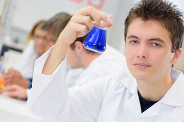 he is a chemistry student