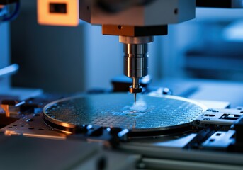 Precision machinery in a semiconductor manufacturing process