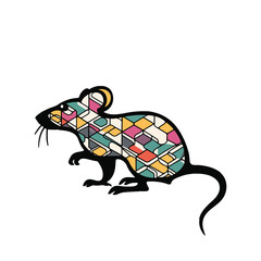 Vector Illustrations for World Rat Day - Social Media, T-Shirt, Sticker, Poster, Print Card, Animated GIF Designs with Solid Colors and No Gradients