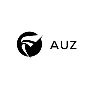 AUZ Abstract initial monogram letter logo, alphabet al logo icon design