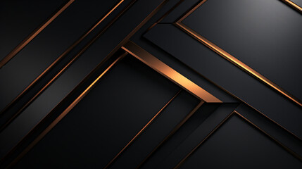 A dark black minimalistic metallic background with copper lines, perfect for premium gaming, web tech wallpapers, displays, and presentations.


