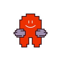 Pixel Game Character Icon for Avatars and Virtual Identity Design
