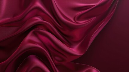 Obraz premium Maroon Silk Cloth Background for Luxury Design