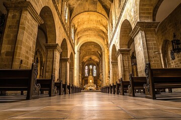 Fototapeta premium Santo Domingo Cathedral: Iconic Landmark of Oaxaca's Rich Architectural Heritage in Mexico