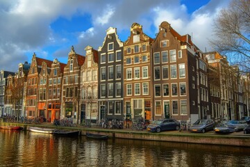 Iconic Amsterdam Sign: A Celebration of Dutch Culture and Historic Architecture in a Famous European Destination