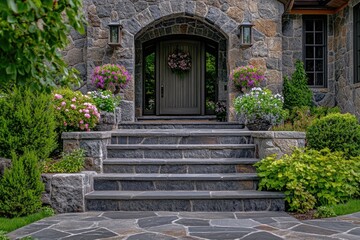 Stone House Entrance