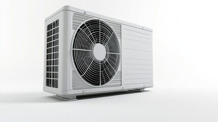 Exterior unit of a modern air conditioning system