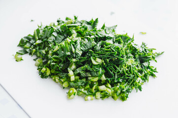 春菊のみじん切り