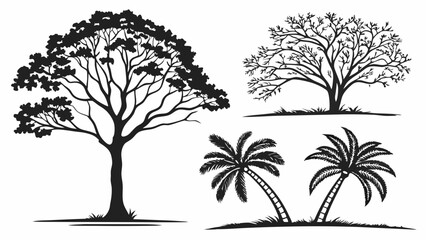 Set Variations of Vector  Trees Icon