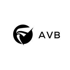 AVB Abstract initial monogram letter logo, alphabet al logo icon design