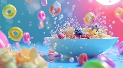Fototapeta premium breakfast cereal