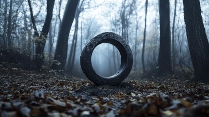 Tire in Forest