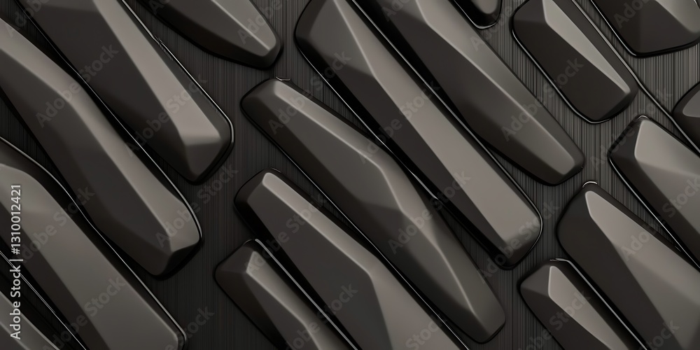 Poster close-up view of textured tire tread pattern showcasing intricate design and shadows