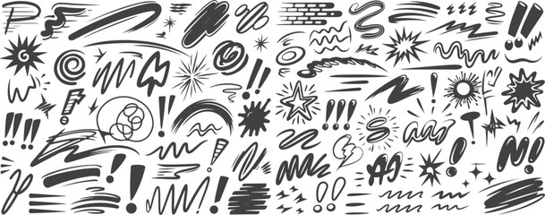 Obraz premium seamless pattern with hand drawn animals