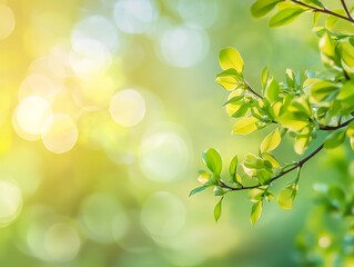 green leaves background
