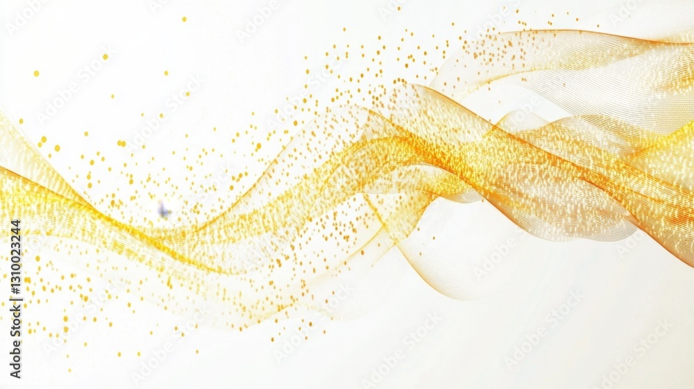 Poster dynamic yellow tech pattern white background graphic design digital environment aesthetic concept
