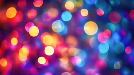 Fototapeta premium Colorful abstract bokeh light background