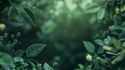 Plant-themed background for nature and science enthusiasts