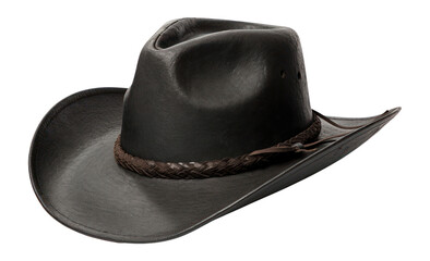 PNG Straw hat cowboy black accessory.