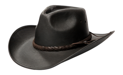 PNG Straw hat cowboy black accessory.