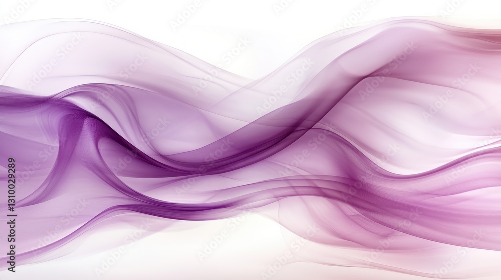 Poster flowing lavender abstract: a dance of light and shadow with subtle gradient transitions