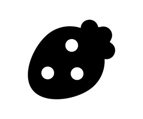 Vector strawberry icon.