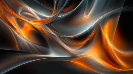 Naklejka premium Dancing flames fire patterns abstract art close-up view creative environment vibrant concept