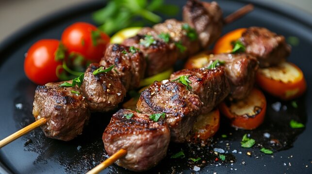 Delicious Lamb Skewers with Kurdyuk Fat